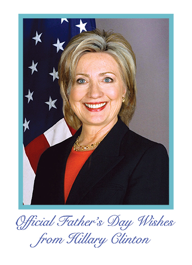 Official Hillary FD Hillary Clinton Ecard Cover
