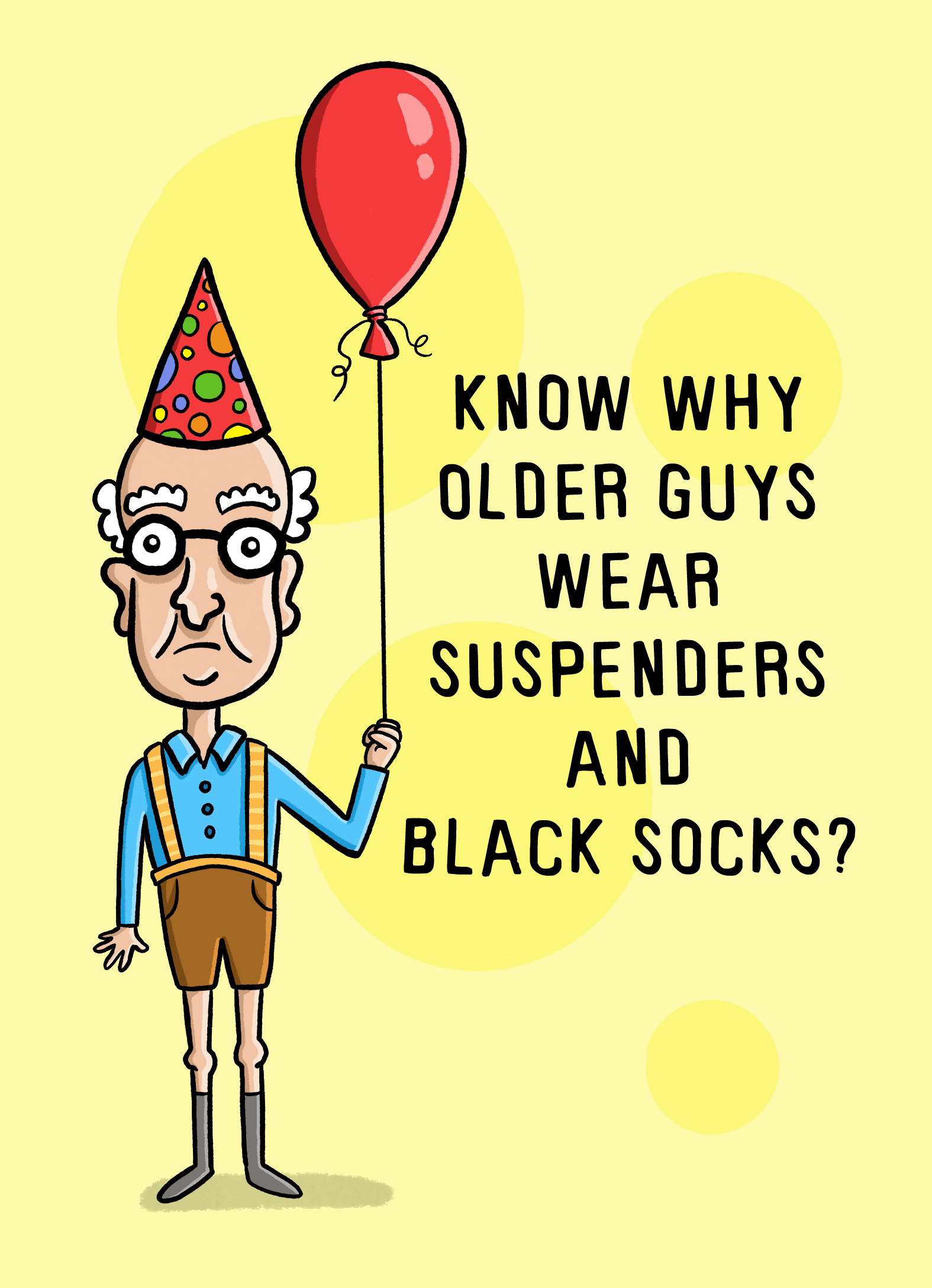 Older Guys Soon Illustration Ecard Cover