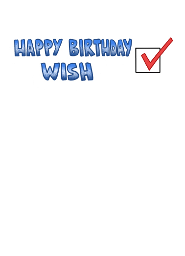 Older Wiser Birthday Ecard Inside