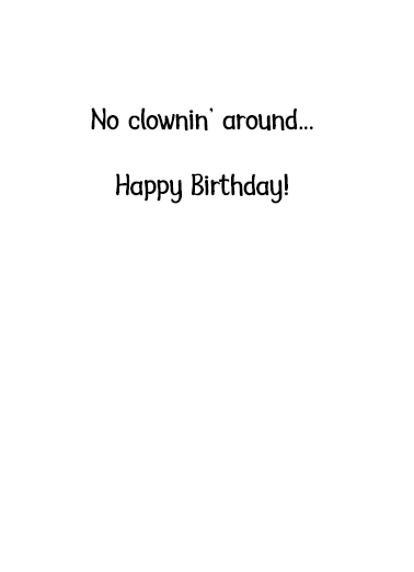 OmiClown Birthday Card Inside