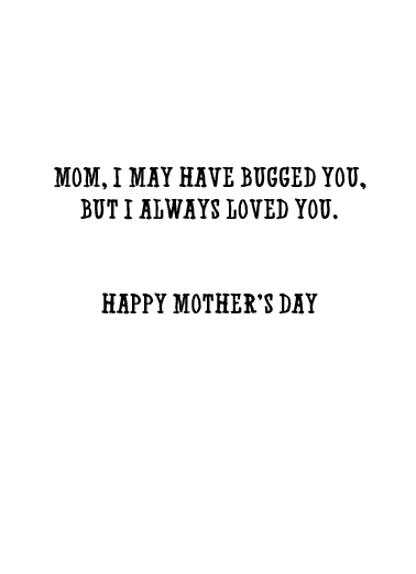 On The Web Mother's Day Ecard Inside