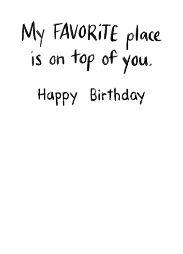 On Top BDAY Dirty Sexy Naughty Ecard Inside