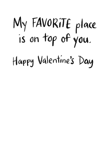 On Top Valentine's Day Ecard Inside