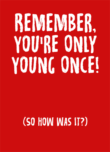 Only Young Once  Ecard Cover