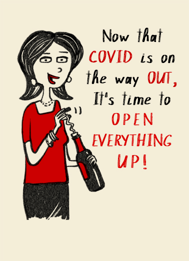 Open Everything Wine Ecard Cover