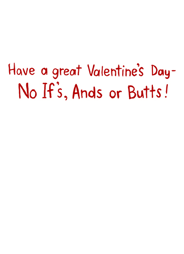Or Butts Funny Card Inside