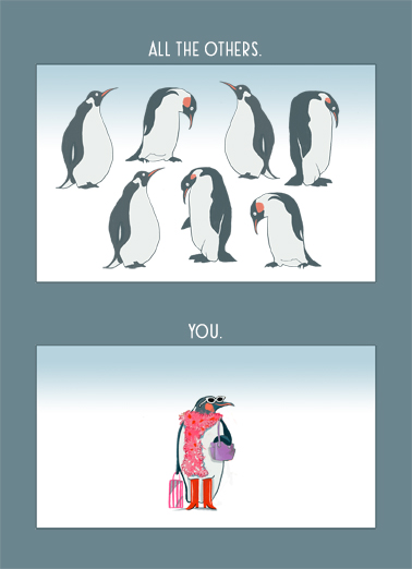 Other Penguins Fashion Ecard Cover