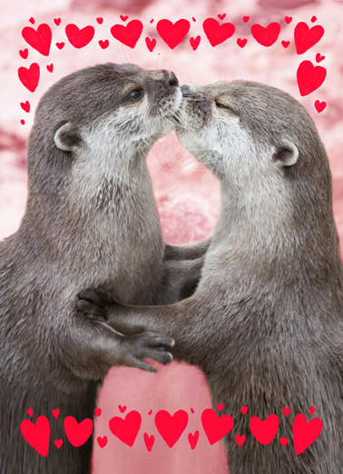 Otterly Anniversary Cute Ecard Cover