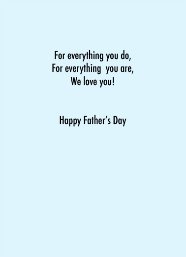 Our Hero FD Father's Day Ecard Inside