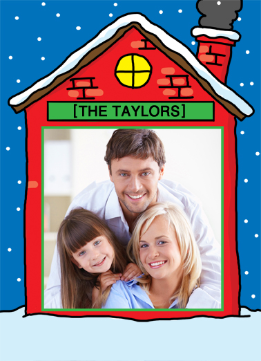 Our House Christmas Card Cover