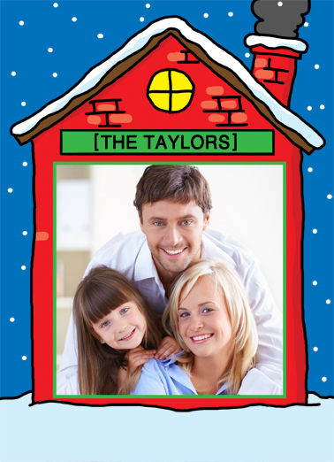 Our House Christmas Wishes Card Cover