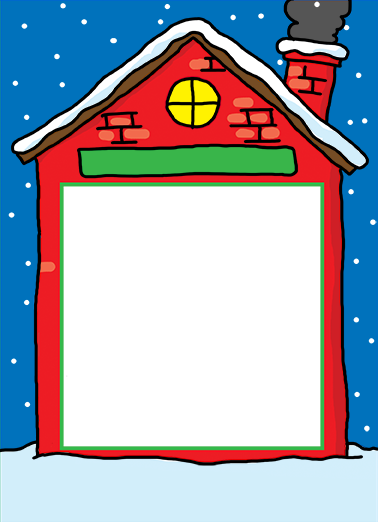 Our House Christmas Ecard Cover