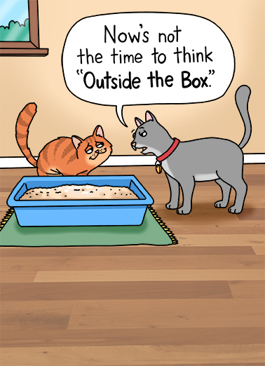 Outside the Box  Card Cover