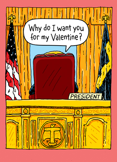 Oval Office Val President Donald Trump Ecard Cover