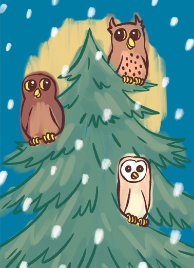 Owlidays  Card Cover