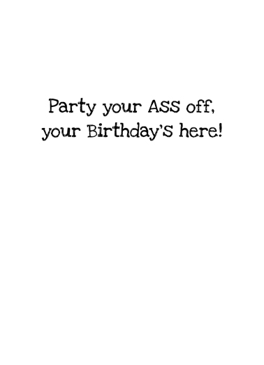 Party Ass Off Lee Ecard Inside