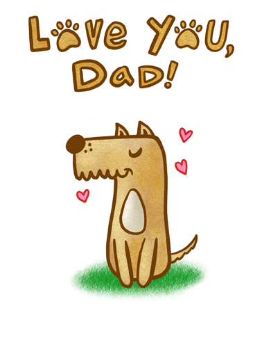 Pawfect Dad  Card Cover