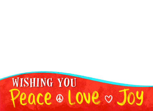 Peace Love & Joy Christmas Ecard Cover