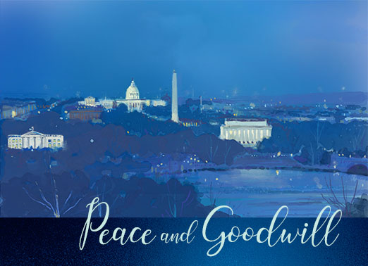 Peace and Goodwill New Year's Ecard Cover