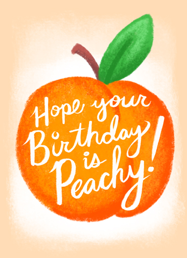 Peachy  Ecard Cover