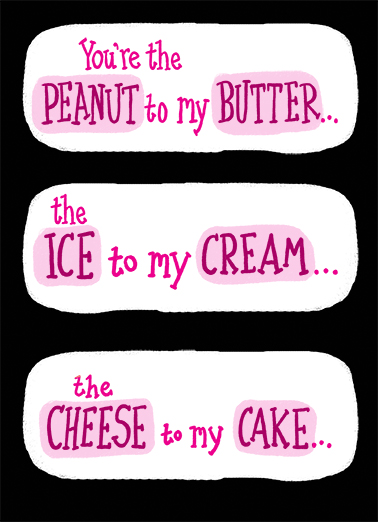 Peanut Butter Valentine's Day Ecard Cover