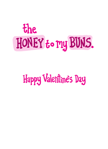 Peanut Butter Valentine's Day Card Inside