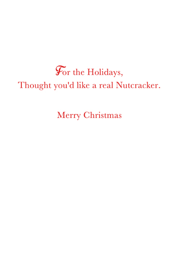 Pelosi Nutcracker Xmas Christmas Ecard Inside