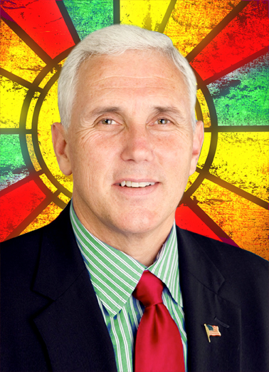 Pence on Earth Christmas Ecard Cover