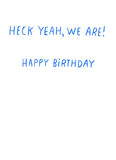 People Who Vote Democrat Birthday Ecard Inside