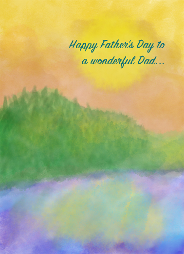 Perfect Wonderful FD Father's Day Ecard Cover