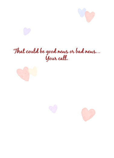 Perfect for Each Other Valentine's Day Card Inside