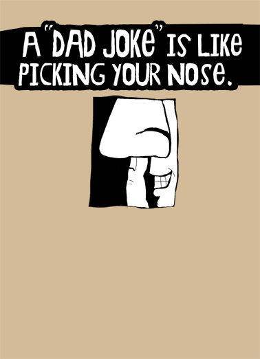 Picking Your Nose Jokes Ecard Cover