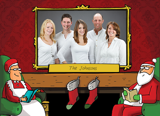 Fun Add Your Photo Christmas Cards and Flats 