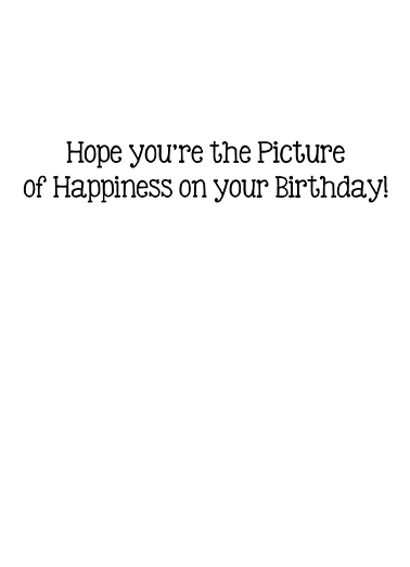 Picture of Happiness Birthday Card Inside