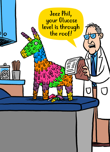 Pinata Glucose Cartoons Ecard Cover