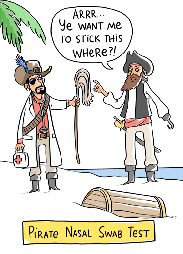 Pirate Swab  Ecard Cover