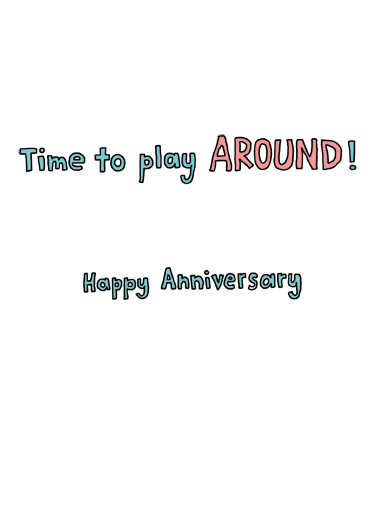 Play Around For Husband Ecard Inside
