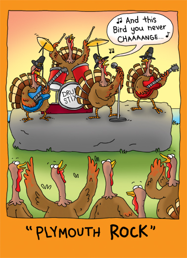 Plymouth Rock Thanksgiving Ecard Cover