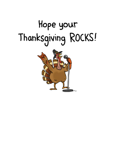 Plymouth Rock Thanksgiving Card Inside
