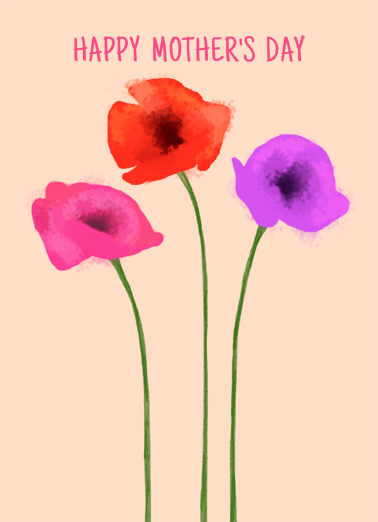 Poppies MD Mother's Day Card Cover