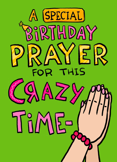 Prayer for Crazy Time Coronavirus Ecard Cover