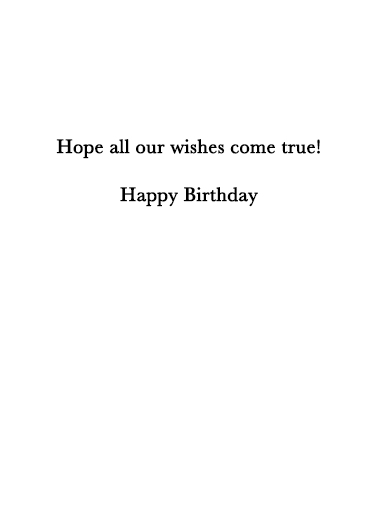 President Harris Birthday Card Inside