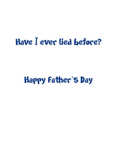 President Trump Best Dad  Ecard Inside