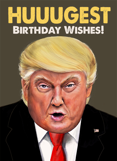 President Trump Birthday Wishes President Donald Trump Card Cover