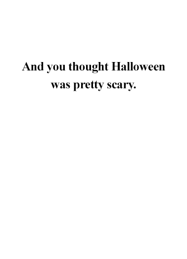 President Trump Halloween  Ecard Inside