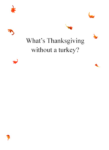 President Trump Thanksgiving  Ecard Inside