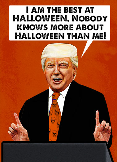 Presidential Halloween  Card Cover