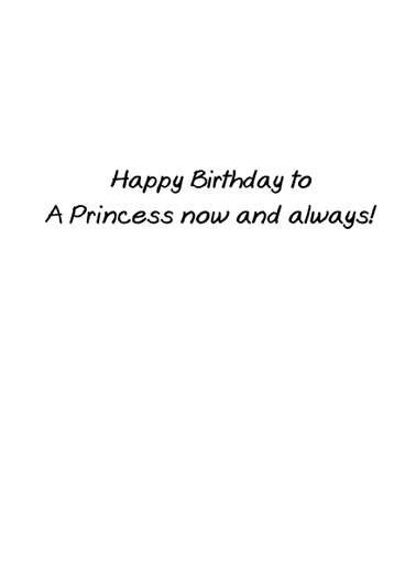 Princess For Us Gals Card Inside