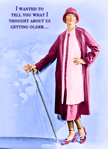 Proper Lady Birthday Ecard Cover