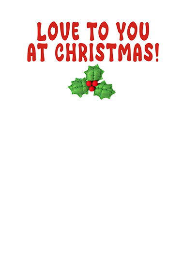 Pugs And Kisses Christmas  Ecard Inside